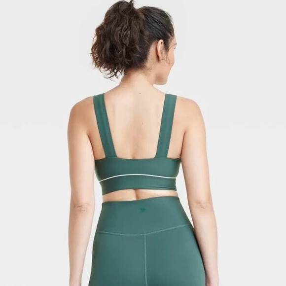 ALL IN MOTION Light Support Everyday Soft Bra - Green, NWT - Picture 2 of 3